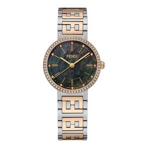 Fendi Forever  Diamond Watch Two Tone Womens